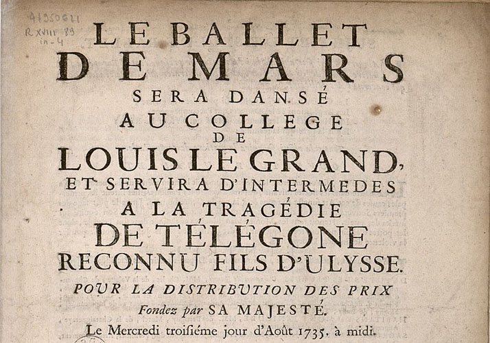 Le théâtre dans la pédagogie du collège jésuite, des origines à 1960