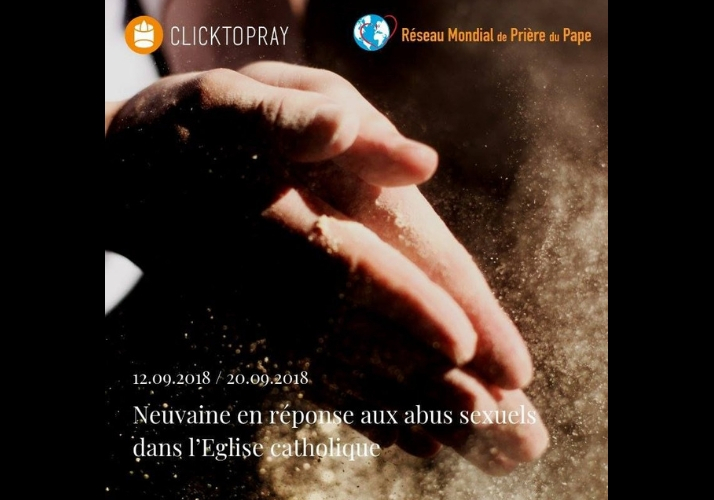 Une neuvaine de prière avec Click To Pray, pour les victimes d’abus sexuels, priant avec le Pape et l’Eglise.