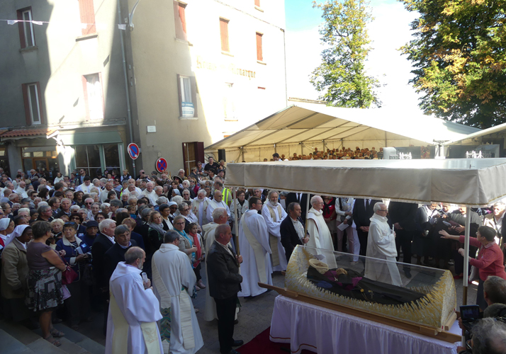 Sainte Thérèse Couderc a rejoint la basilique Saint Régis à Lalouvesc