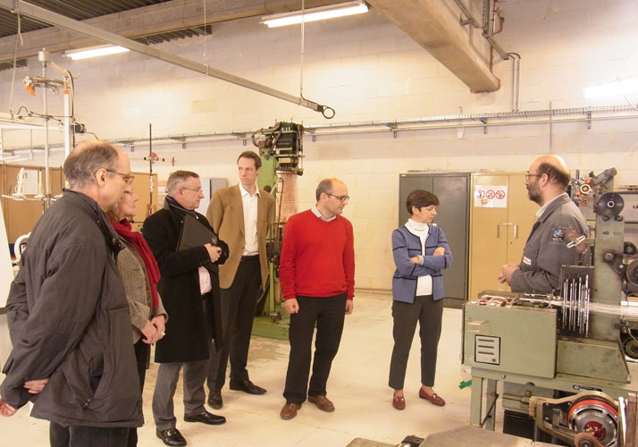 Visite-découverte des écoles jésuites à Saint-Etienne pour les mécènes de Loyola Formation