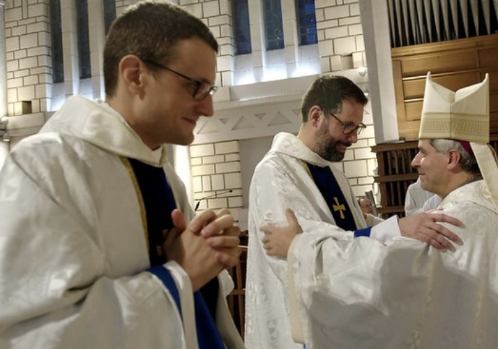 Homélie de Mgr Denis Jachiet pour l’ordination sacerdotale de Gonzague Lalanne-Berdouticq et Quentin Lamy 