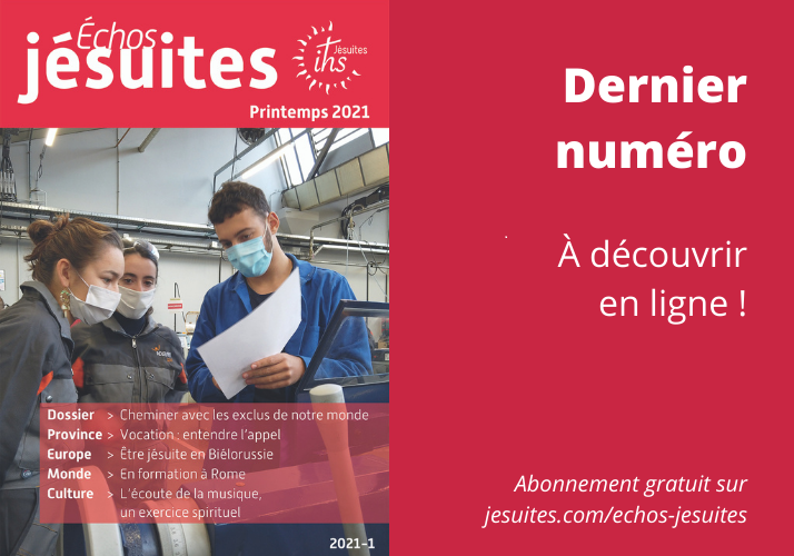 Nouveau numéro d’Échos jésuites 2021-1 : Pâques, la promesse de Dieu