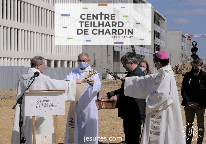 Centre Teilhard de Chardin à Saclay : lancement et bénédiction du chantier