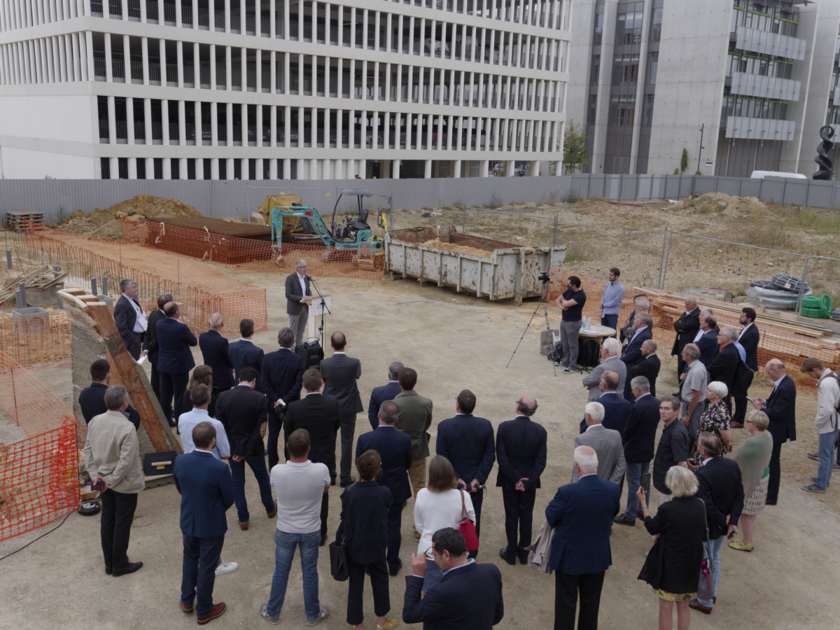 Discours du P. François Boëdec sj pour la pose de la première pierre du Centre Teilhard de Chardin à Saclay